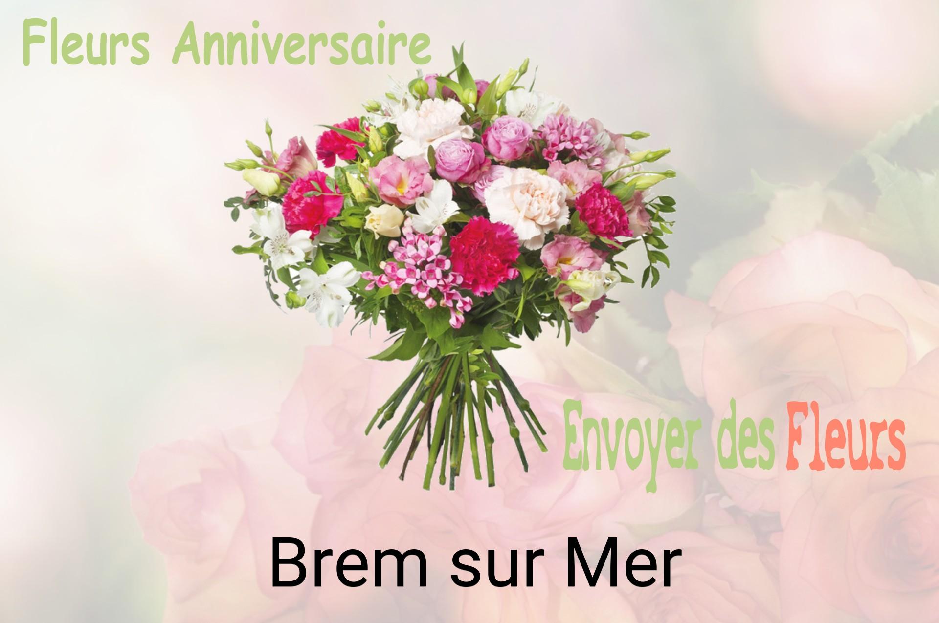 Bouquet de fleurs d’anniversaire livré à Brem-sur-Mer